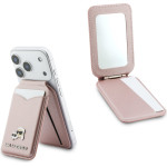 Karl Lagerfeld Mirror MagSafe Cardslot Stand Pink - (KLWMSMPGKCHPP)
