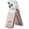 Karl Lagerfeld Mirror MagSafe Cardslot Stand Pink - (KLWMSMPGKCHPP)