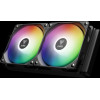 Gamdias Water Cooling 240mm - AURA GL240 DIGITAL - Digital Display, aRGB - (GAMDIAS-AURA-GL240-DIGITAL-BK)