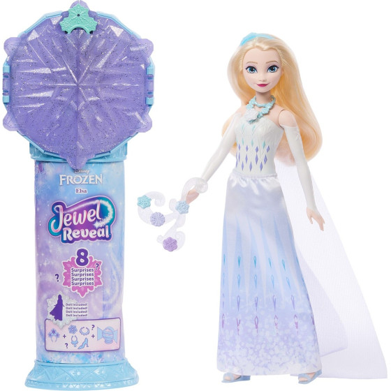Mattel Disney Dolls: Disney Frozen Fashion Dolls - Frozen Elsa with Jewelry Box (JJY36)