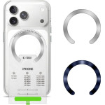 Tech-Protect MMP-210 Magnetic Magsafe Ring 2-Pack Deep Blue & SILVER