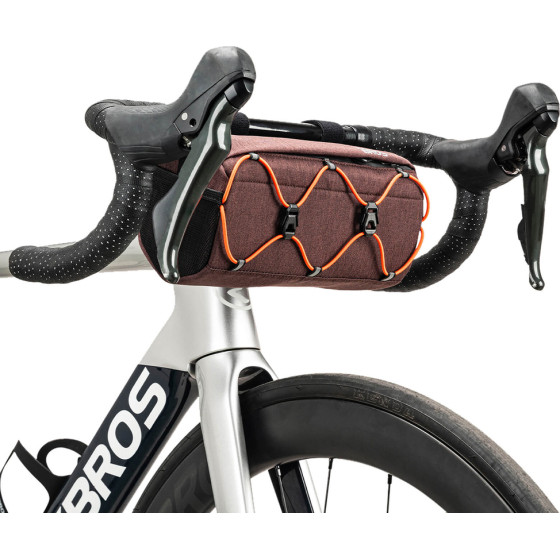 Rockbros 30110054003 Handlebar Bicycle Bag 2.2L - Brown - (Rockbros-30110054003)
