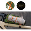 Rockbros 30120045001 Road To Sky Bicycle Bag For The Top Frame tube, waterproof, 0.7L - Green - (Rockbros-30120045001)