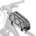 Rockbros 30120045003 Road To Sky Bicycle Bag For The Top Frame tube, waterproof, 0.7L - Gray - (Rockbros-30120045003)