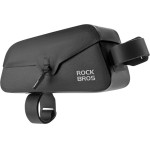 Rockbros 30120122002 Waterproof Bicycle Frame Bag With Magnetic Closure 0.9L - Black - (Rockbros-30120122002)
