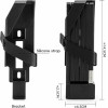 Rockbros 32140003001 Foldable Bicycle Lock With Key And handle, 88cm - Black - (Rockbros-32140003001)