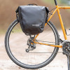 Rockbros AS-003-1BK Waterproof Bicycle Bag With Shoulder strap, front/Rear mounting, 10-14l - Black - (Rockbros-AS-003-1BK)