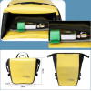 Rockbros AS-003-1Y Waterproof Bicycle Bag With Shoulder strap, front/Rear mounting, 10-14l - Yellow - (Rockbros-AS-003-1Y)