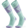 Rockbros Qunature 037202 Ski Socks Size 43-48 (L/XL) - purple-Green - (Qunature-037202)