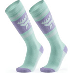 Rockbros Qunature 037202 Ski Socks Size 43-48 (L/XL) - purple-Green - (Qunature-037202)
