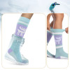 Rockbros Qunature 037202 Ski Socks Size 43-48 (L/XL) - purple-Green - (Qunature-037202)