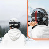 Rockbros Qunature 10130003002 Ski Helmet With Earmuffs, Snowboard Size M - White - (Qunature-10130003002)