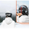 Rockbros Qunature 10130003004 Ski Helmet With Earmuffs, Snowboard Size M - Black - (Qunature-10130003004)