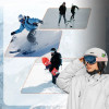 Rockbros Qunature 10130003005 Ski Helmet With Earmuffs Panda Snowboard For Kids Size M - White - (Qunature-10130003005)