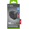 SBS Travel Charger Pd 30W With Hdmi Port Black - (TR1CHDMIPD30)
