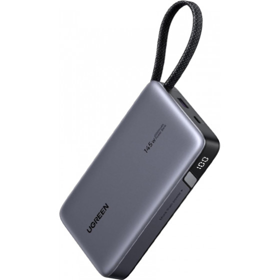 Ugreen Powerbank PB551 (55992), 20000mAh, 145W, Qc + PD, Grey
