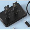Gembird Dual Drive Usb TYPE-C M2 Sata & Nvme Ssd Docking Station Black Oem - (DD2-U3M2)