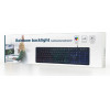 Gembird Rainbow Backlight Multimedia Keyboard Us Layout Black Oem - (KB-UML-02)