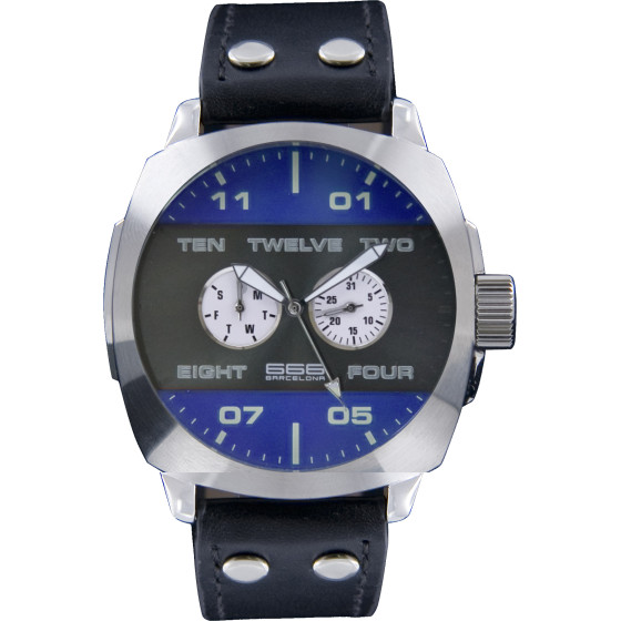 666Barcelona Watch Man (47MM) - (666-253)