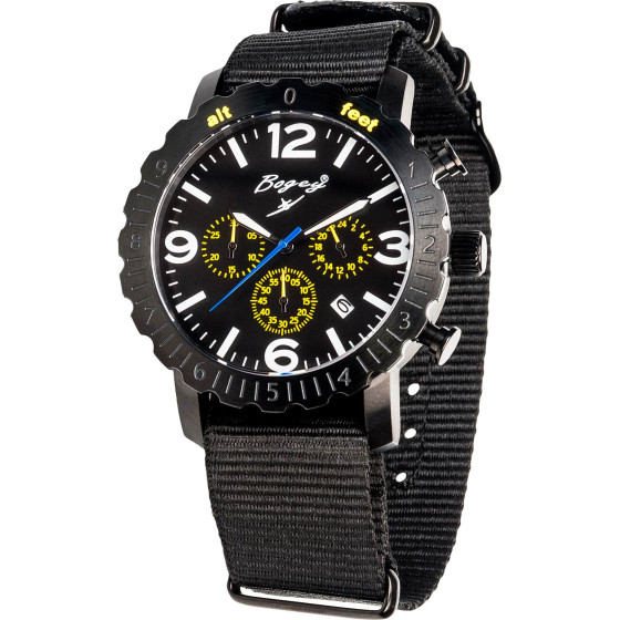 BOGEY Watch Man (44MM) - (BSFS004YLBK)