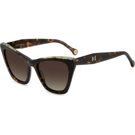Carolina Herrera Sunglasses Women (Lens/Bridge/Temple) 55/21/145 mm) - (HER0129SC9K)
