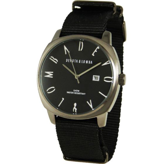 Devota & Lomba Watch Man (42MM) - (DL008MSPBK-01)