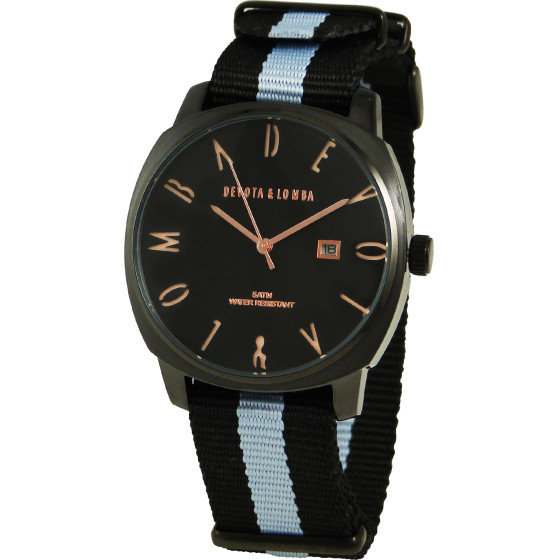 Devota & Lomba Watch Man (42MM) - (DL008MSPBKGR-)