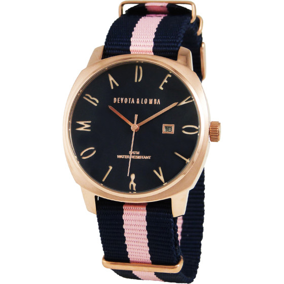 Devota & Lomba Watch Unisex (42MM) - (DL8MSPBLPK3BU)