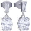 DIAMONFIRE Earrings Women (3CM ) - (6220621082)
