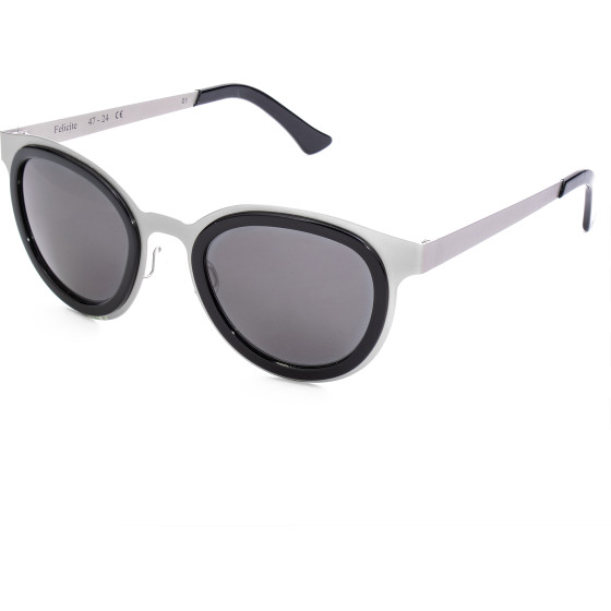 LGR Sunglasses Unisex (Lens/Bridge/Temple) 47/24/145 mm) - (FELI-SILVER01)