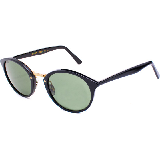 LGR Sunglasses Unisex (Lens/Bridge/Temple) 49/22/145 mm) - (ABEBA-BLACK01)