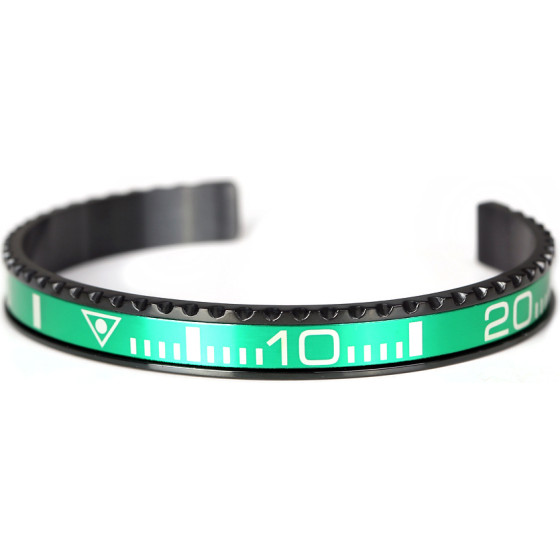 OYSTER Bracelet Man (18CM ) - (BK-SUB-GRN)