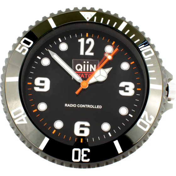QIIN Watch Unisex (28,5X28,5CM) - (QN-WC-BK-DCF)