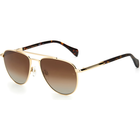 RAG&Bone Sunglasses Women (Lens/Bridge/Temple) 55/17/145 mm) - (RNB1044GS3YG5)