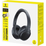 Baseus Earphone Bluetooth BH1 Lite Wireless Headphones, Bt 6.0, Black - (A0203C00)