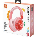 JBL JR470NC Bluetooth Wireless On-Ear Headphones For Kids Pink Eu - (JBL-JR470NC-PNK)