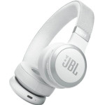 JBL Live 670NC Bluetooth Wireless On-Ear Headphones White Eu - (JBLLIVE670NCWHT)