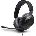 JBL Quantum 100 Wired On-Ear Gaming Headphones With Mic Black Eu - (JBLQTM100BLK)