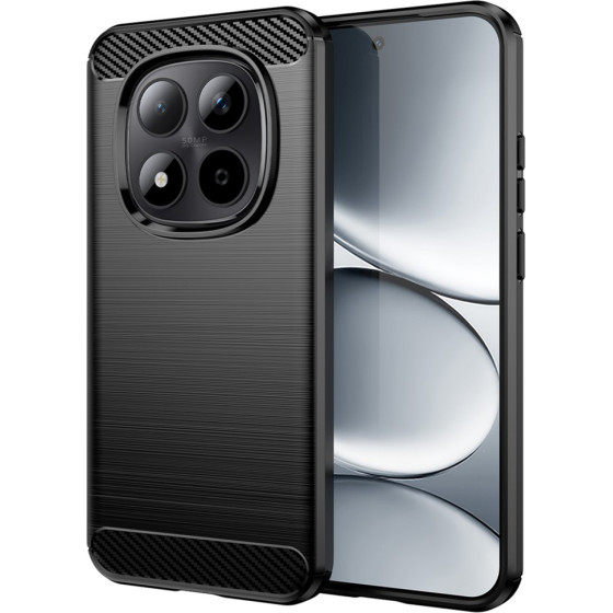 Techsuit - Carbon Silicone - Xiaomi Redmi Note 15 Pro 4G - Black