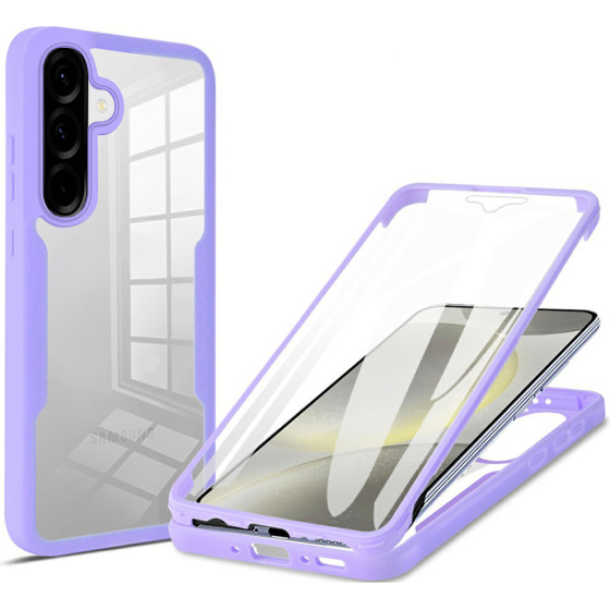 Techsuit - Colorverse 360 Series + Screen Protector - Samsung Galaxy A37 5G - Purple