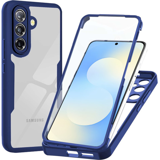 Techsuit - Colorverse 360 Series + Screen Protector - Samsung Galaxy A57 5G - Blue