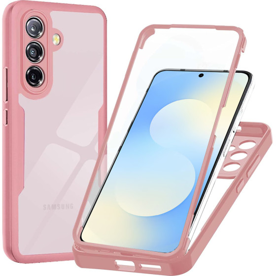 Techsuit - Colorverse 360 Series + Screen Protector - Samsung Galaxy A57 5G - Pink