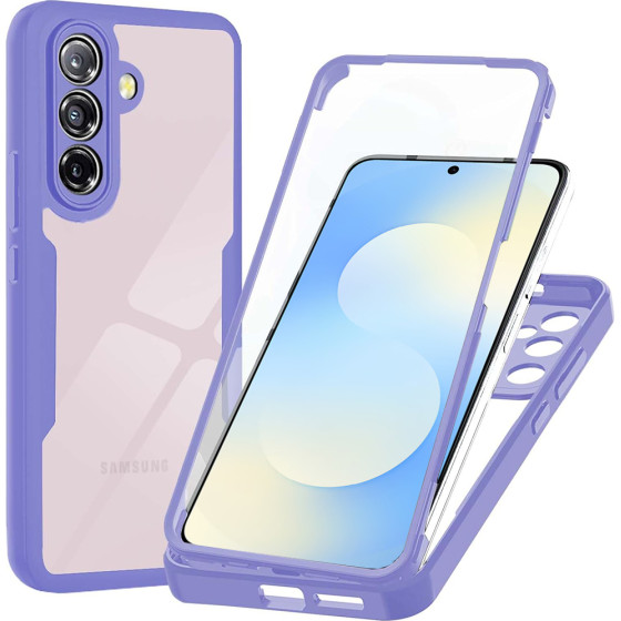 Techsuit - Colorverse 360 Series + Screen Protector - Samsung Galaxy A57 5G - Purple