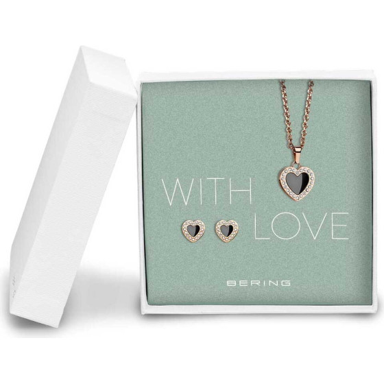 Bering Jewelry Set Women (45CM ) - (428-712-BLACK)
