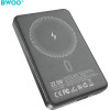 BWOO P82 Bo 10000mAh 15w Power Bank Wireless Charging Dark grey