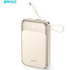 BWOO Pd 20W 10000 Mah Power Bank With Usb-C Cable And Display P80 gold