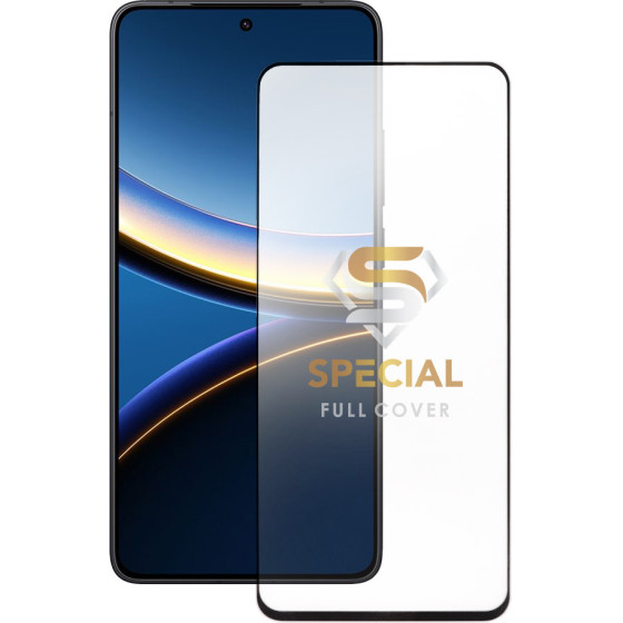 Idol 1991 Tempered Glass Xiaomi Poco F7 Pro 5G 6.67'' 9H 0.25mm Special Full Cover 20D Full Glue BLACK