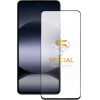 Idol 1991 Tempered Glass Xiaomi Redmi Note 14 5G 6.67'' 9H 0.25mm Special Full Cover Finger Unlock Full Glue BLACK