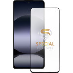 Idol 1991 Tempered Glass Xiaomi Redmi Note 14 5G 6.67'' 9H 0.25mm Special Full Cover Finger Unlock Full Glue BLACK