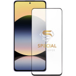 Idol 1991 Tempered Glass Xiaomi Redmi Note 14S 6.67'' 9H 0.25mm Special Full Cover Finger Unlock Full Glue BLACK